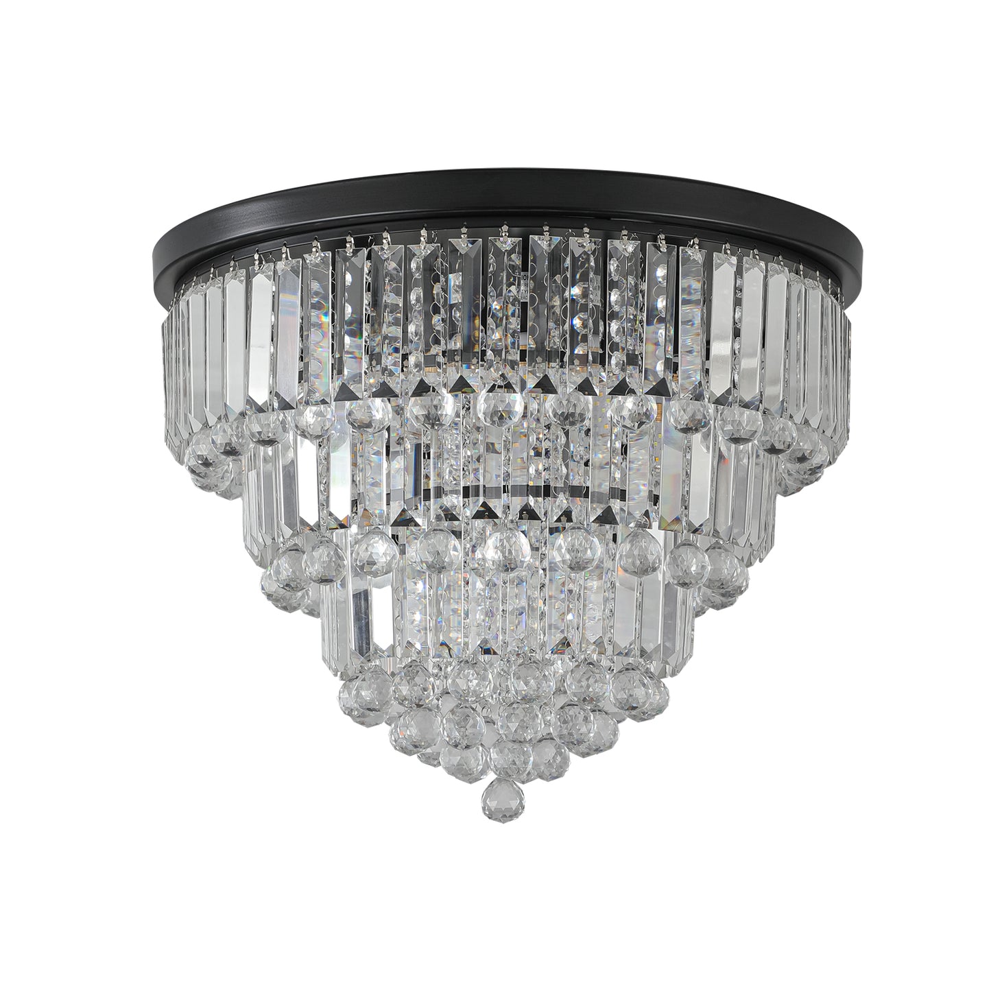REYDELUZ 19.7" Modern Style Crystal Lights.