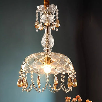 REYDELUZ 9" Lamp creative crystal Ceiling Lights Chandeliers