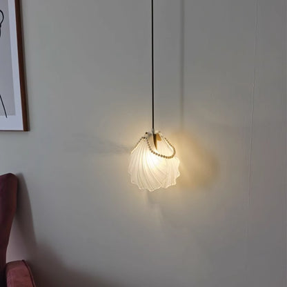 REYDELUZ 7.8“ Vintage pearl shell Ceiling Lights Chandeliers