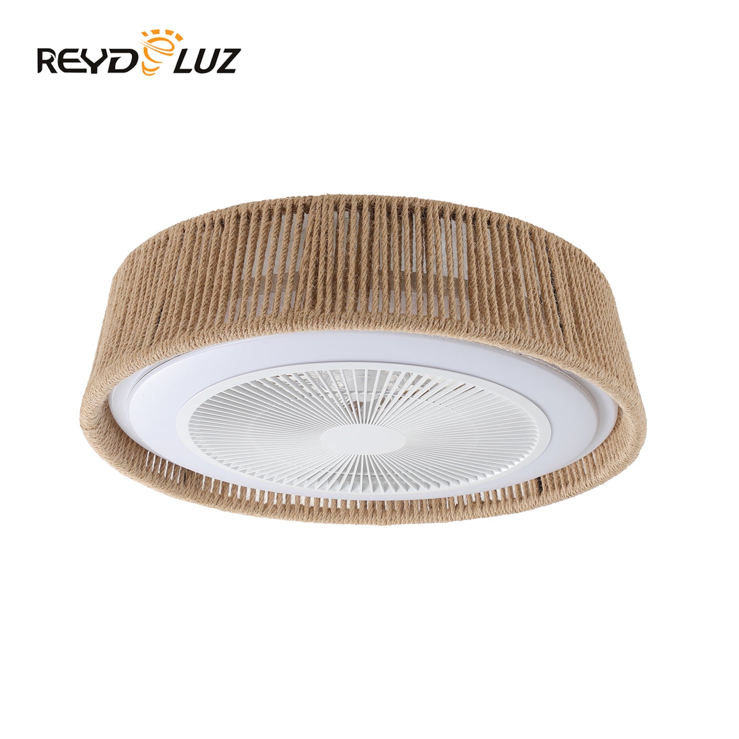 REYDELUZ 21.3" Bohemian Style Ceiling Fan with Remote Control