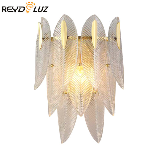 REYDELUZ 33" Luxury Crystal  Wall Lamp