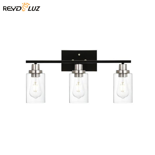 REYDELUZ 23.6" Modern Bathroom Lighting with Clear Glass Shade
