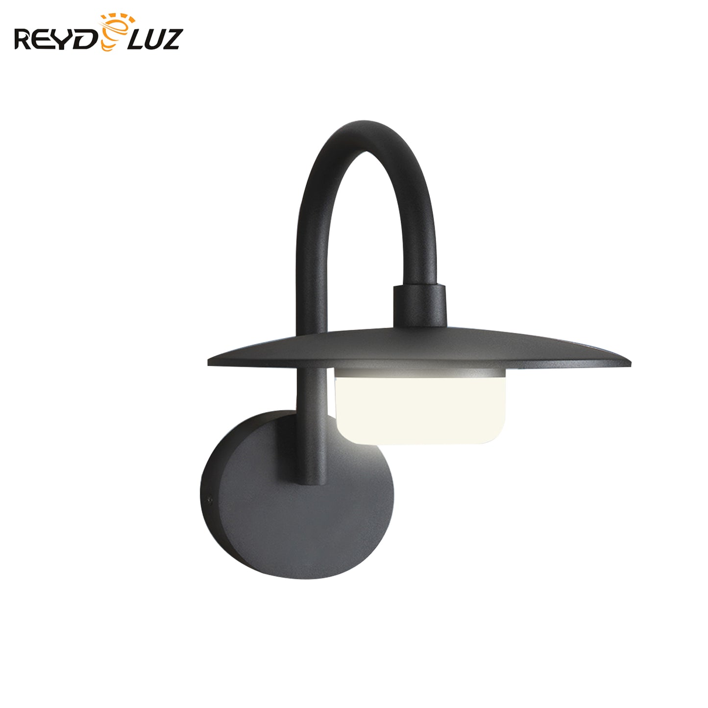 REYDELUZ 9.45" Outdoor Wall Light LED Bulb Lantern