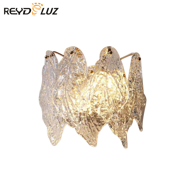REYDELUZ 31" Luxury Crystal Art Wall Lamp