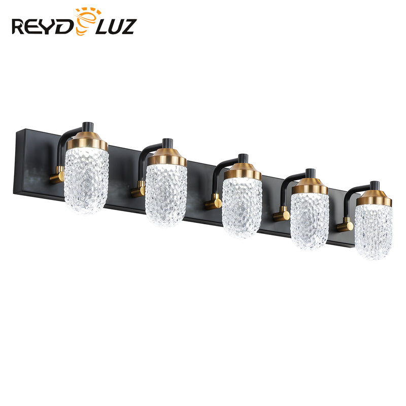 REYDELUZ 24.8" Vanity Lights With 4 LED Bulbs For Bathroom Lighting