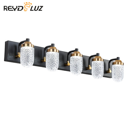 REYDELUZ 24.8" Vanity Lights With 4 LED Bulbs For Bathroom Lighting