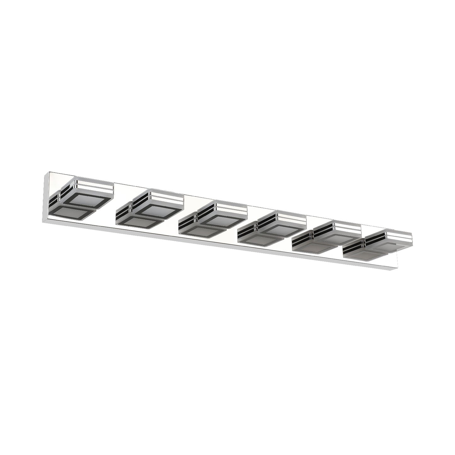 REYDELUZ 32 Inch LED Acrylic Chrome Modern  Makeup Light