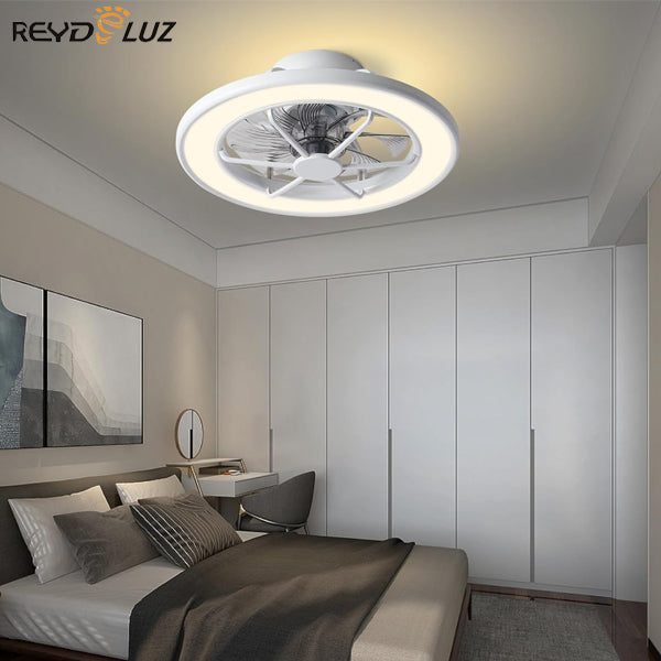 REYDELUZ 18" Ceiling Fan with RGB Lights