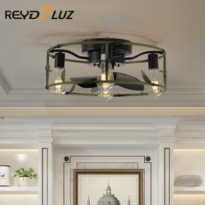 REYDELUZ 18.50" Caged Ceiling Fan Quick and easy installation