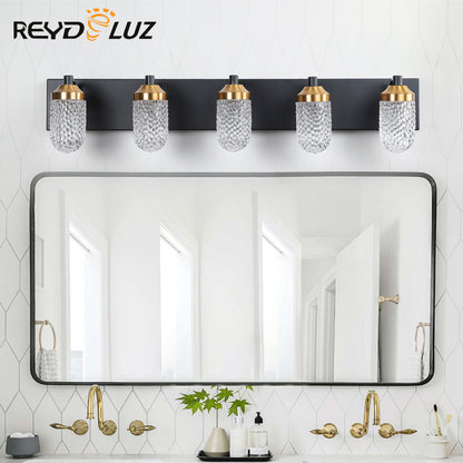 REYDELUZ 24.8" Vanity Lights With 4 LED Bulbs For Bathroom Lighting