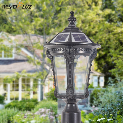 REYDELUZ 9.10" Retro Solar Lights With Dimmable LED