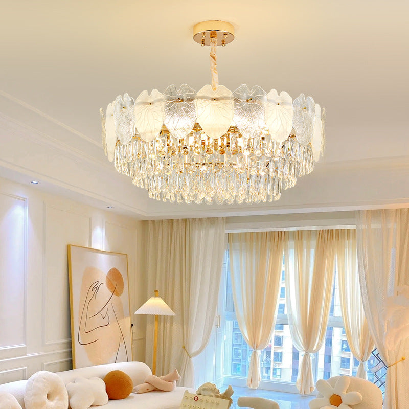 REYDELUZ 15.7” Creative leaf Ceiling Lights Chandeliers