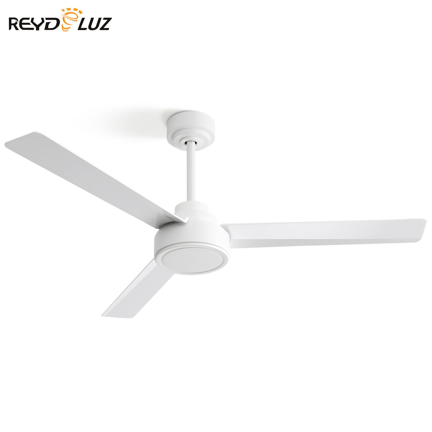 REYDELUZ 52'' Outdoor Ceiling Fan Without Light, 3 ABS Blades Ceiling Fan