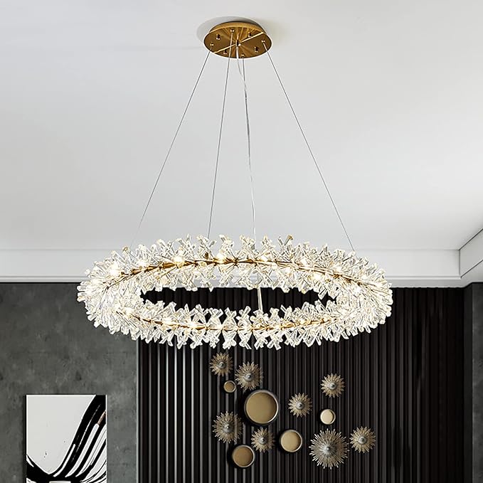 REYDELUZ 15.7“ Personalized wreath Ceiling Lights Chandeliers