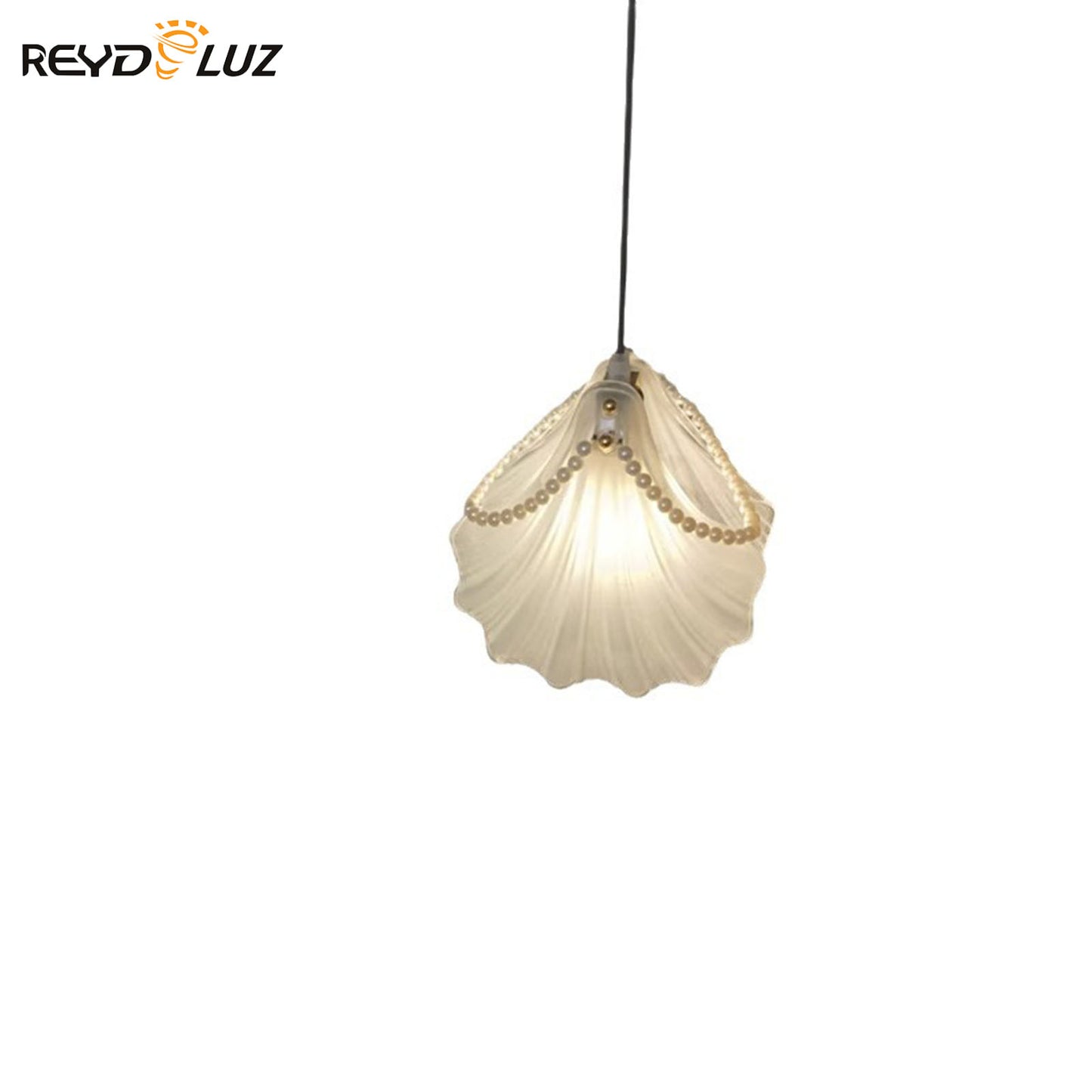 REYDELUZ 7.8“ Vintage pearl shell Ceiling Lights Chandeliers