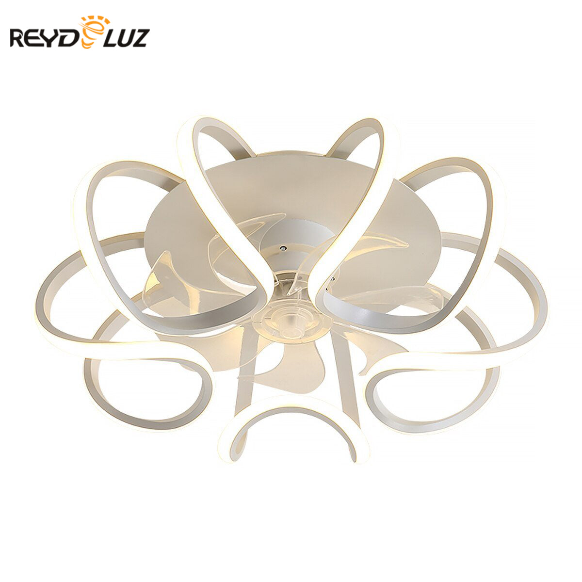 Led ceiling fan can be remotely controlled, bedroom decorative ceiling fan lamp