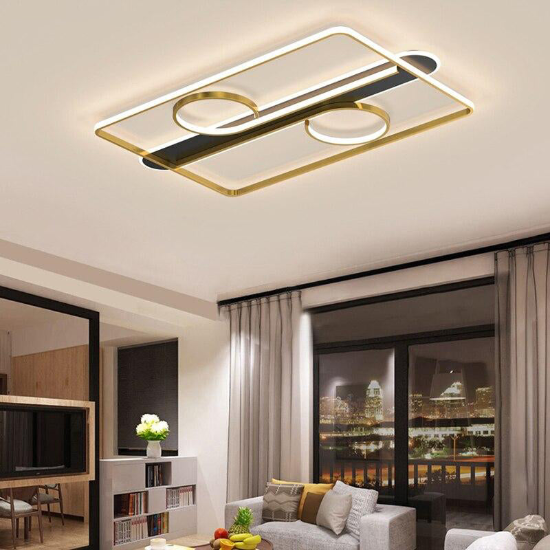 Simple Modern LED Ceiling Lights For Bedroom Living Room Study Kitchen Lamps Home Deco Lighting Fixtures.