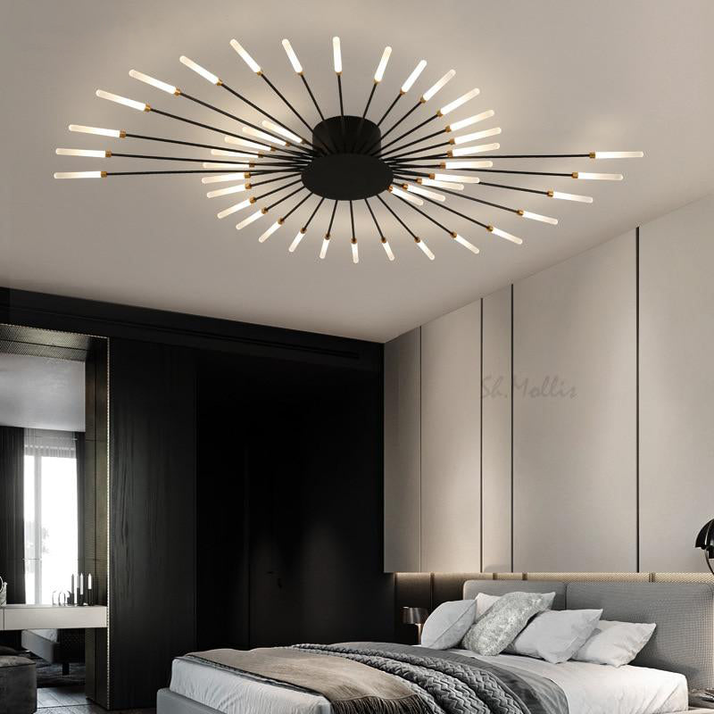 Nordic Decor New Modern Chandelier Lights For  Living Room Bedroom Lighting Decoration Indoor Lamps Warm Home Lights TODAYBI