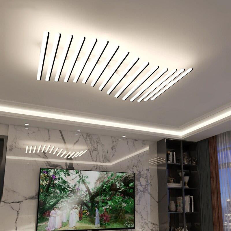 Modern LED Ceiling Lamp Chandelier With Remote Control Lighting For Living Room Kitchen Bedroom Dining Home Decorative Fixtures