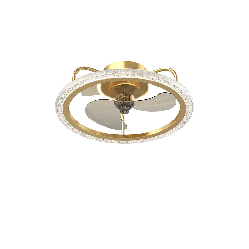 Modern LED Lamp With Ceiling Fan For Bedroom With Remote Control Ceiling Fans With Light Indoor Lighting.