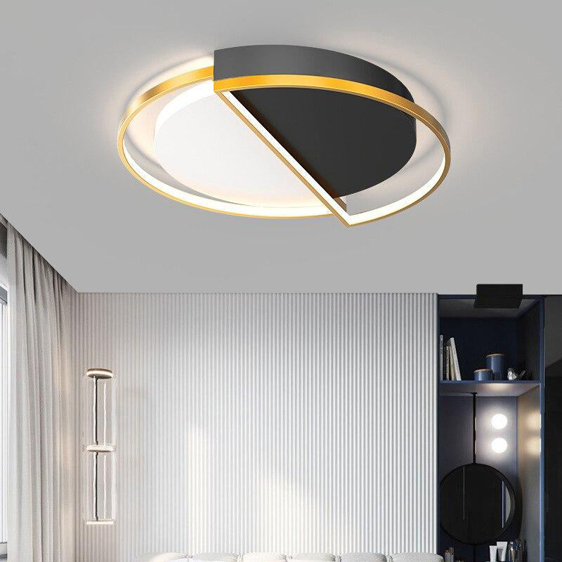 Modern LED Ceiling Lights For living Room Bedroom Study Room Ceiling Lamp Remote Control Smart Lighting Fixtures Gray/Blue/Gold