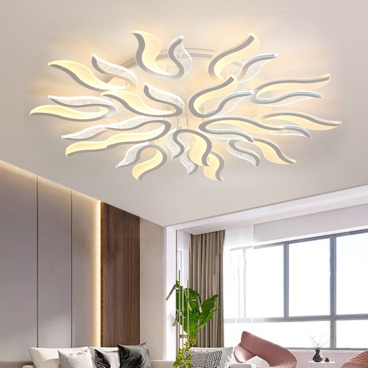 Modern  LED Chandelier Ceiling Chandeliers Lights For Living Room Bedroom Kitchen Lustres Indoor Lighting Fixtures