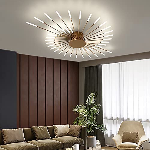 Modern Ceiling Light, Flush Mount Ceiling Lamp Acrylic Lampshade Chandelier、