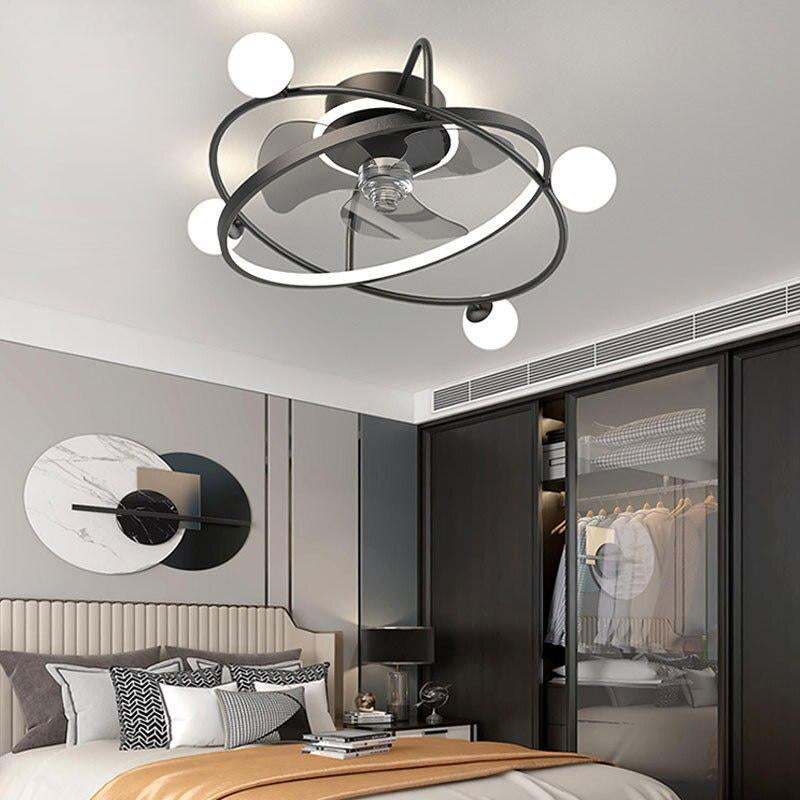 Modern Remote Control Ceiling Fan Llight Bedroom Dining Room Living Room Light Creative Ceiling Fan Light TODAYBI.