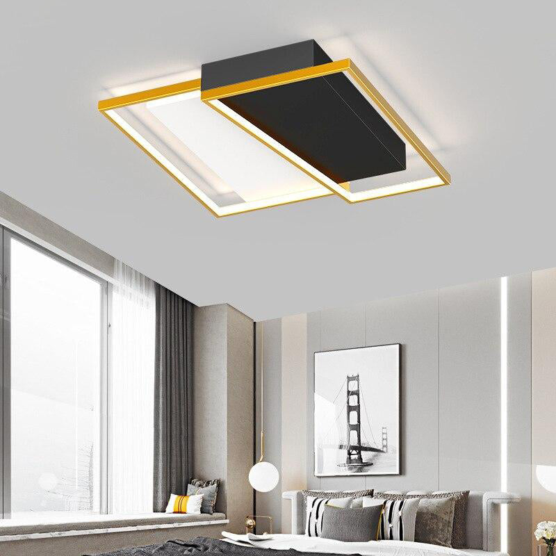 Modern LED Ceiling Lights For living Room Bedroom Study Room Ceiling Lamp Remote Control Smart Lighting Fixtures Gray/Blue/Gold