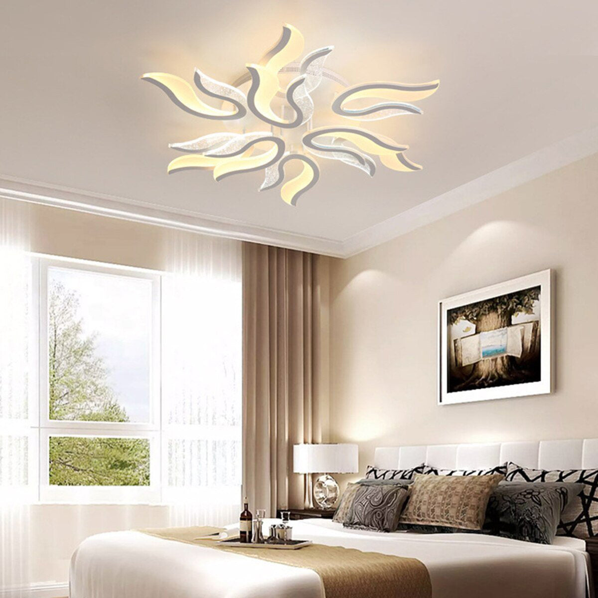 Modern  LED Chandelier Ceiling Chandeliers Lights For Living Room Bedroom Kitchen Lustres Indoor Lighting Fixtures