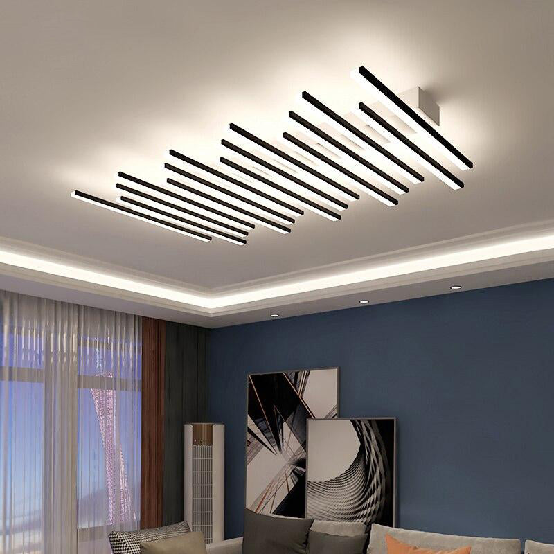 Modern LED Ceiling Lamp Chandelier With Remote Control Lighting For Living Room Kitchen Bedroom Dining Home Decorative Fixtures