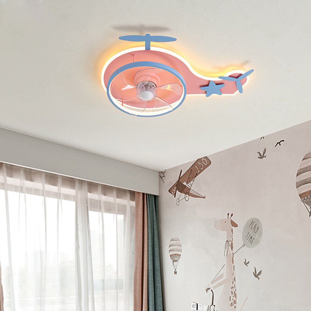 Modern Remote Control Ceiling FanLlight Bedroom Dining Room Living Room Light Creative Ceiling Fan Light