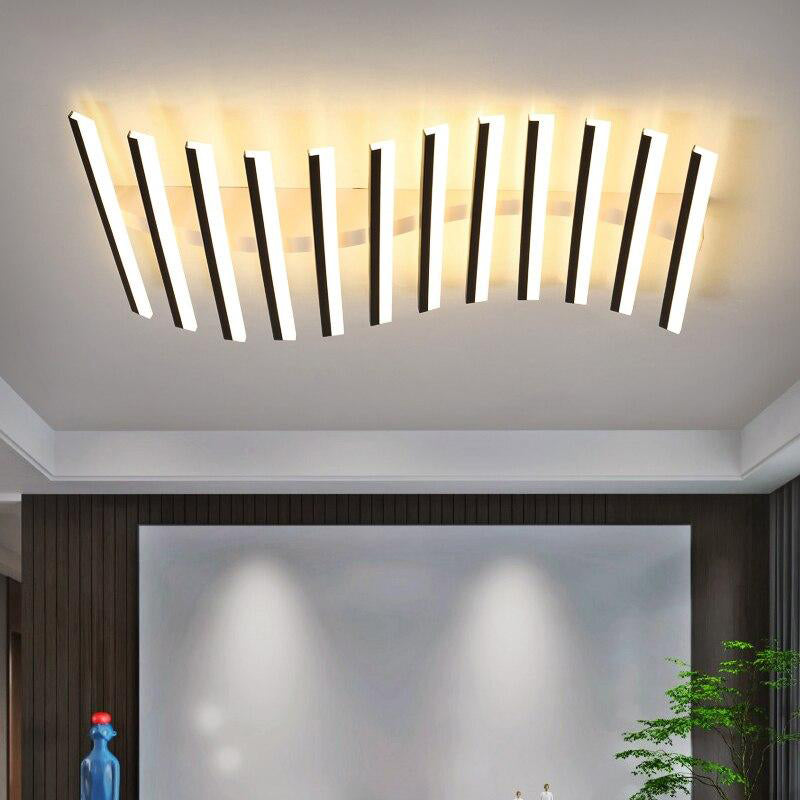 Modern LED Ceiling Lamp Chandelier With Remote Control Lighting For Living Room Kitchen Bedroom Dining Home Decorative Fixtures