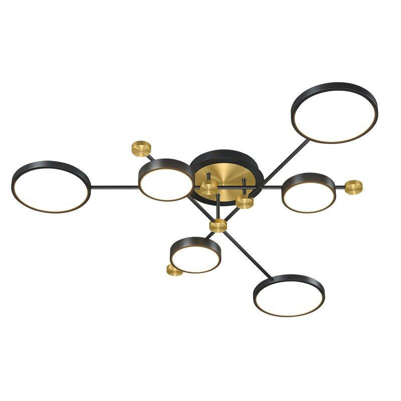 Modern LED Ceiling Lighting For Living Room Bedroom New Lamp Gold Frame Aluminum Indoor Fixture Light Lustres TODAYBI