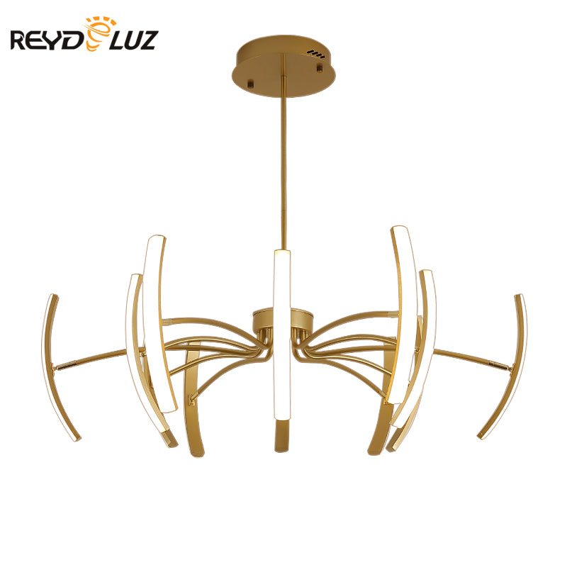New modern led chandelier, applicable to living room, bedroom and dining room, adjustable
