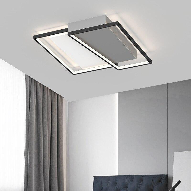 Modern LED Ceiling Lights For living Room Bedroom Study Room Ceiling Lamp Remote Control Smart Lighting Fixtures Gray/Blue/Gold