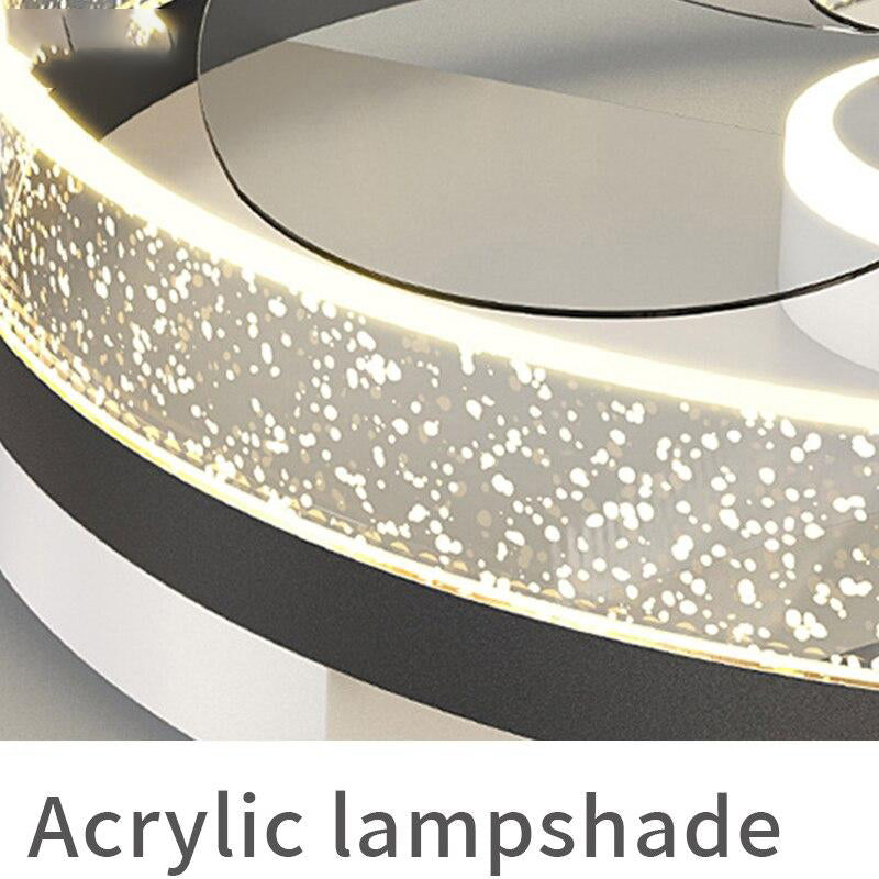 Nordic Ceiling Fan Remote Control Bedroom Decor Ventilateur Plafond for Dining Room Living Room Light Lustre Ceiling Fans Light