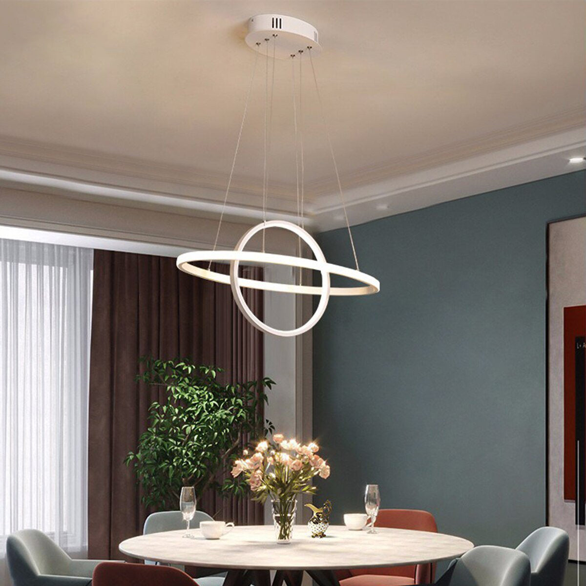 Modern LED Pendant Lights with  Creative Personality for Bedroom Decor Dining Living  Room Lamp  Brightness Chandeliers