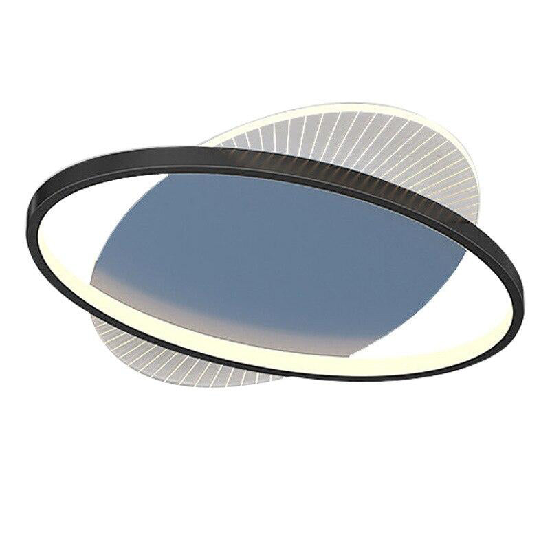 Modern LED Chandelier Lighting Fixtures for Living Room Bedroom Kitchen Home Decor With Remote Control Black Lustre Ceiling Lamp