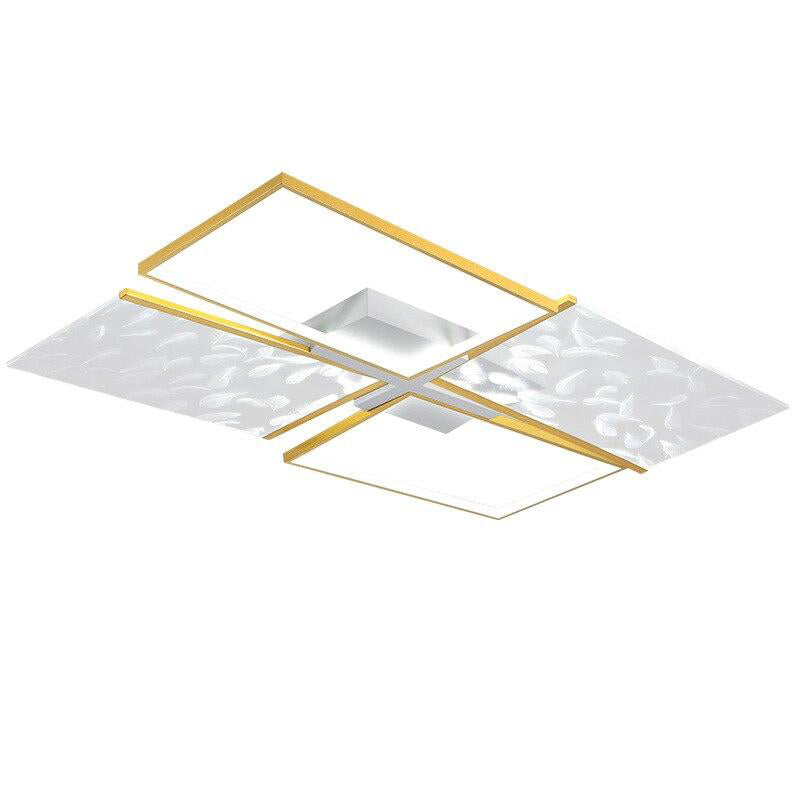 Modern LED Ceiling Lamp Living Room Bedroom Lighting New Lamp Gold Frame Aluminum Chandelier indoor Lighting.