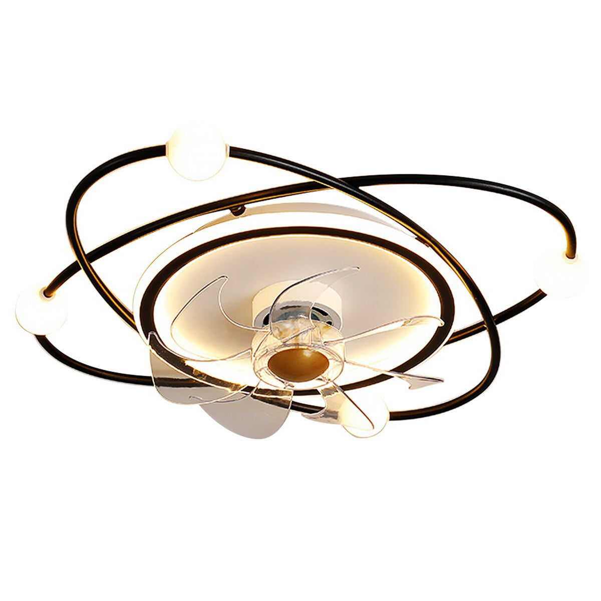 Modern Nordic Ceiling Fan Light for Bedroom Dning Room Living Room Lamp Fashion Iampara Techo Indoor Lighting