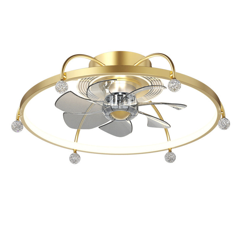 Modern Simple Invisible Fan Lamp Living Room Lamp Bedroom Dining Room Ceiling Lamp Children's Room Integrated Electric Fan Lamp